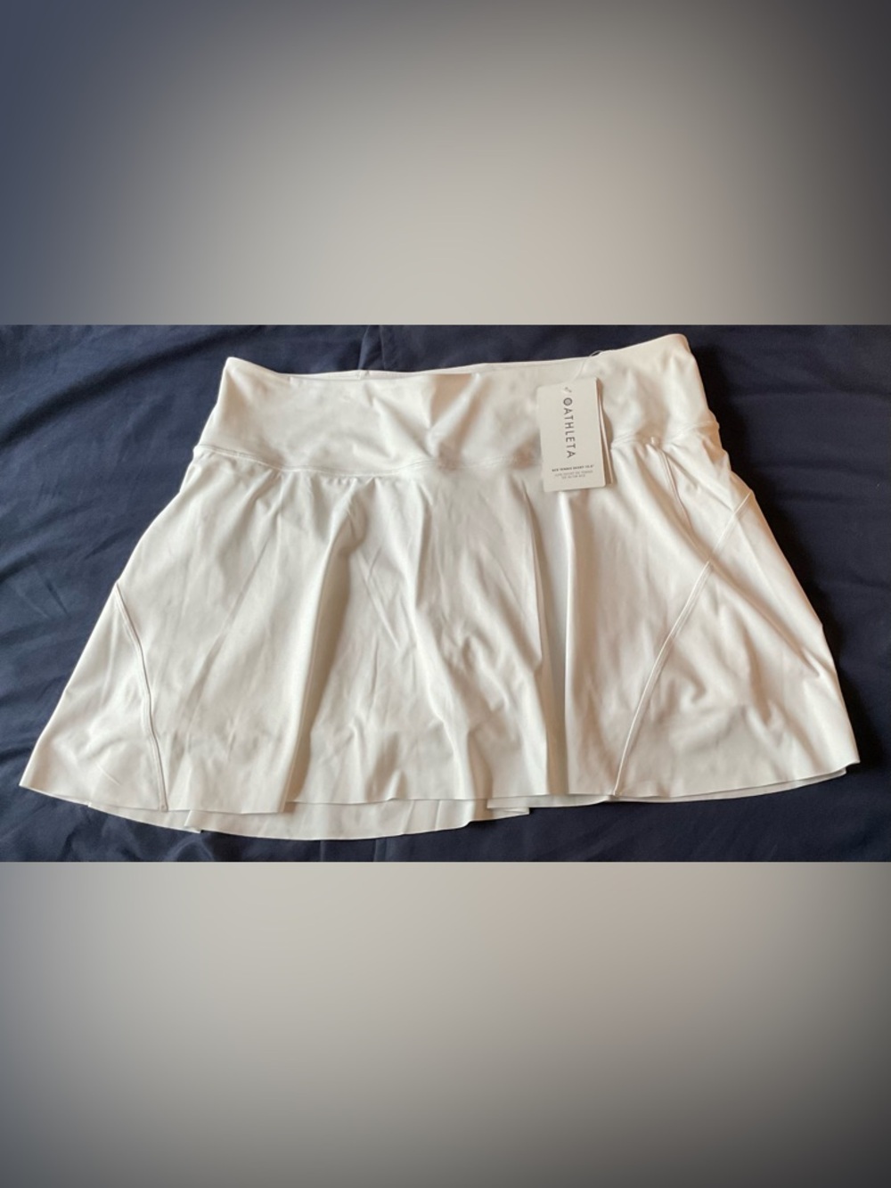 Athleta White Ace Tennis Skort (15.5”)